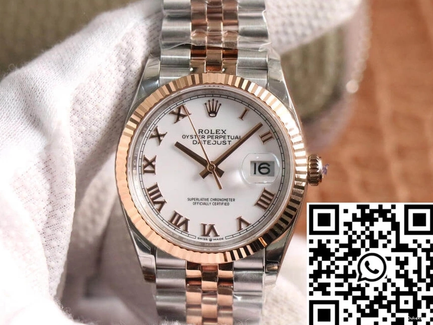 Rose Datejust Gold Rolex Factory M126231-0015 EW 0502